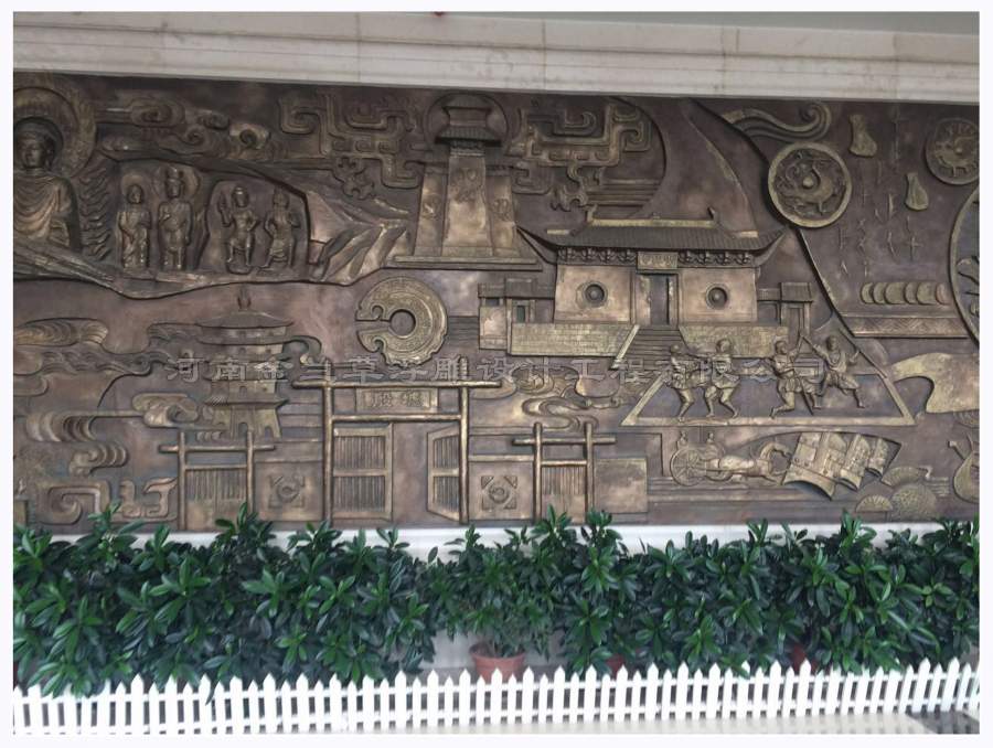 河南企业大厅铸铜浮雕壁画厂家