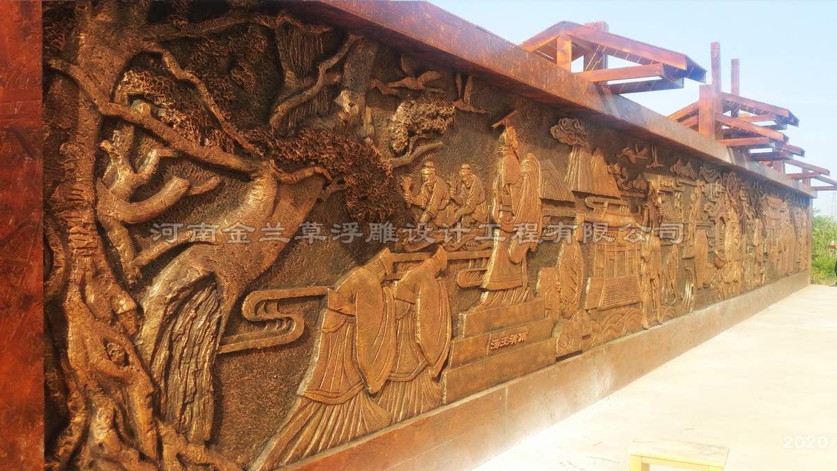 景区玻璃钢浮雕